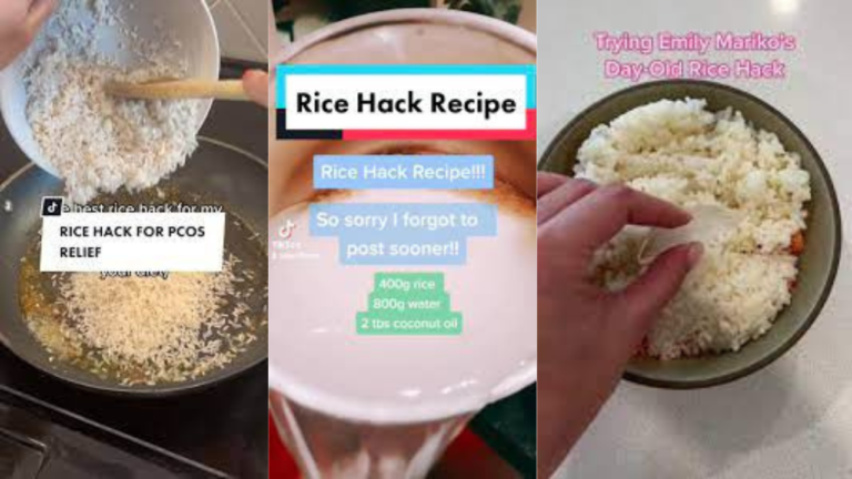 what is the rice hack tiktok recipe