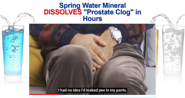 Spring Water Mineral DISSOLVES 