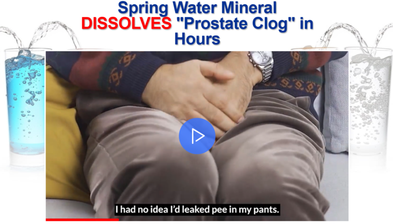 spring water mineral for prostate health