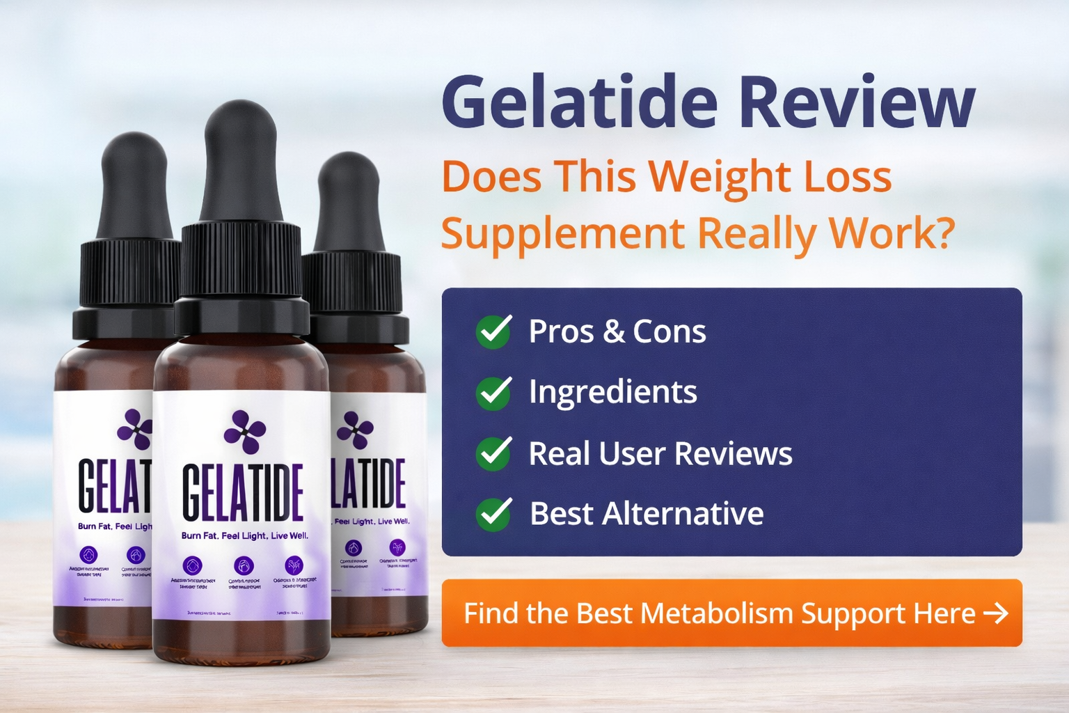 Gelatide weight loss supplement review
